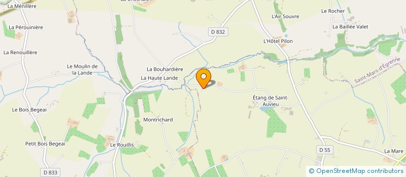 localisation de l'entreprise GROUPEMENT EMPLOYEURS DU BOCAGE à SAINT MARS D'EGRENNE