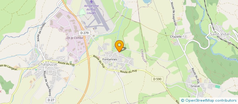 localisation de l'entreprise GROUPEMENT EMPLOYEURS DU CHAZELOU  SAINT-VIDAL