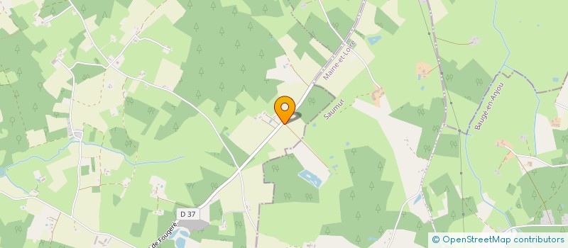 localisation de l'entreprise GROUPEMENT EMPLOYEURS DU GUEDENIAU à BAUGE-EN-ANJOU