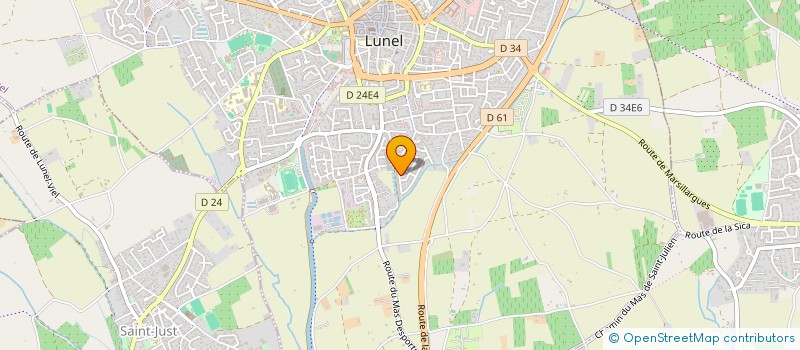 localisation de l'entreprise GROUPEMENT EMPLOYEURS DU LUNELLOIS  LUNEL