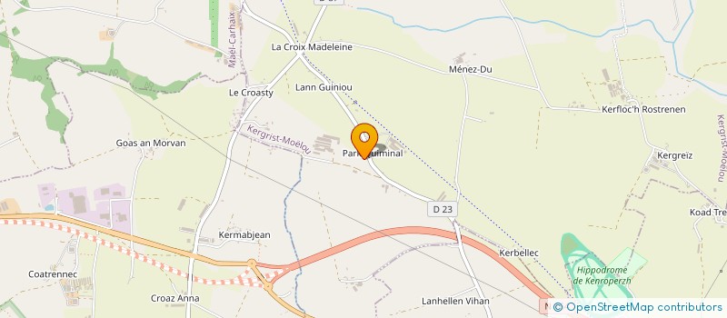 localisation de l'entreprise GROUPEMENT EMPLOYEURS DU MOELOU à KERGRIST-MOELOU