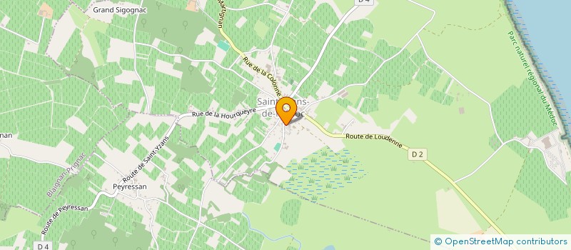 localisation de l'entreprise GROUPEMENT EMPLOYEURS DU PASSOT  SAINT-YZANS-DE-MEDOC