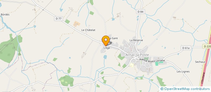localisation de l'entreprise GROUPEMENT EMPLOYEURS DU PAYS MARCHOIS à ARNAC-LA-POSTE
