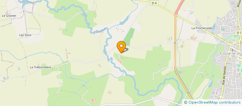 localisation de l'entreprise GROUPEMENT EMPLOYEURS DU VIVANCON  COSSE LE VIVIEN