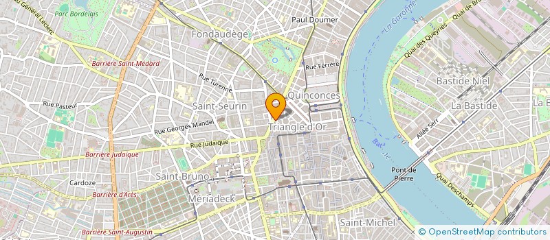localisation de l'entreprise GROUPEMENT EMPLOYEURS ENTREPRISES EGAI à BORDEAUX