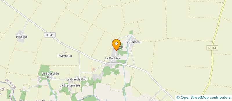 localisation de l'entreprise GROUPEMENT EMPLOYEURS FERME DU TREMBLOY à SCEAUX-DU-GATINAIS