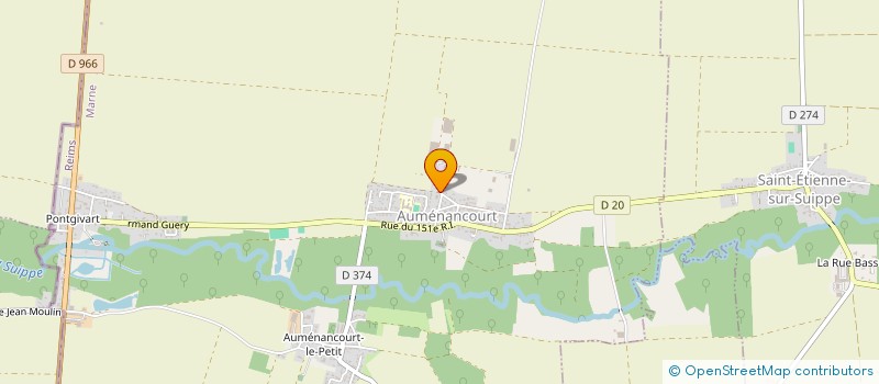 localisation de l'entreprise GROUPEMENT EMPLOYEURS GUILLAUME BEN  AUMENANCOURT