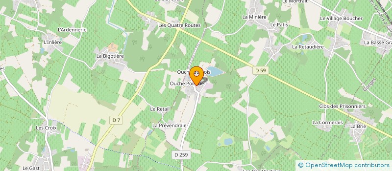 localisation de l'entreprise GROUPEMENT EMPLOYEURS HEURTEAU LAURENT  MONNIERES