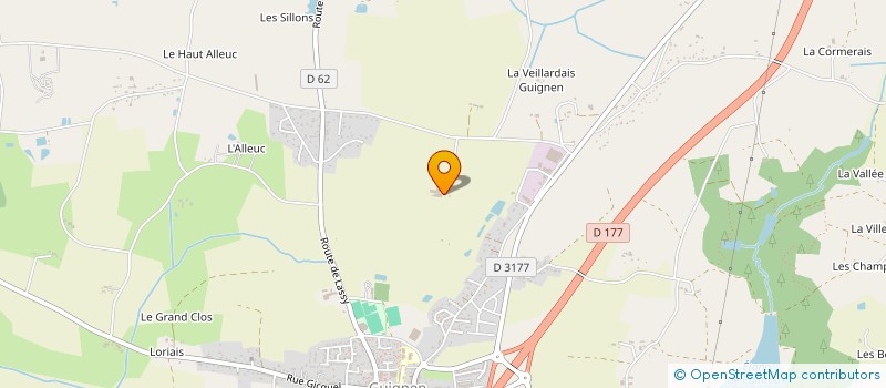 localisation de l'entreprise GROUPEMENT EMPLOYEURS HORIZON  GUIGNEN