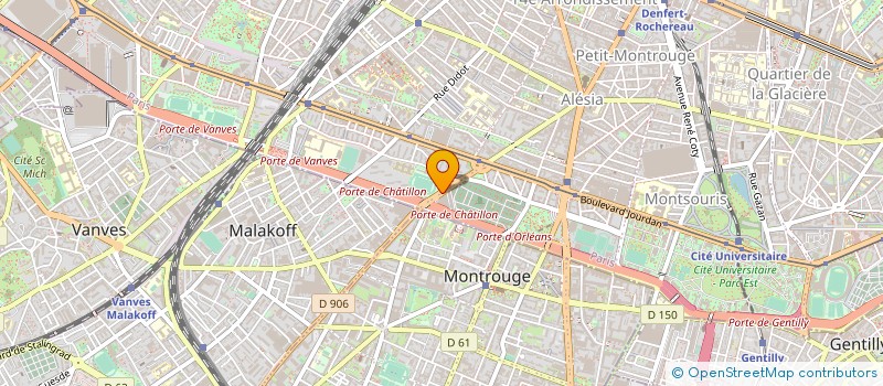 localisation de l'entreprise GROUPEMENT EMPLOYEURS JUDO ILE DE FRANCE  PARIS