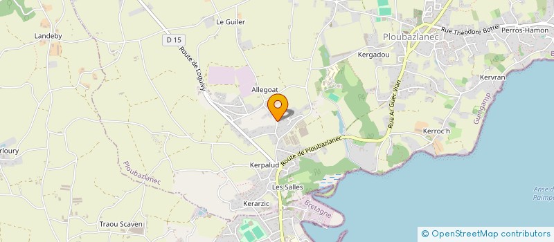 localisation de l'entreprise GROUPEMENT EMPLOYEURS LEC HVIEN à PLOUBAZLANEC