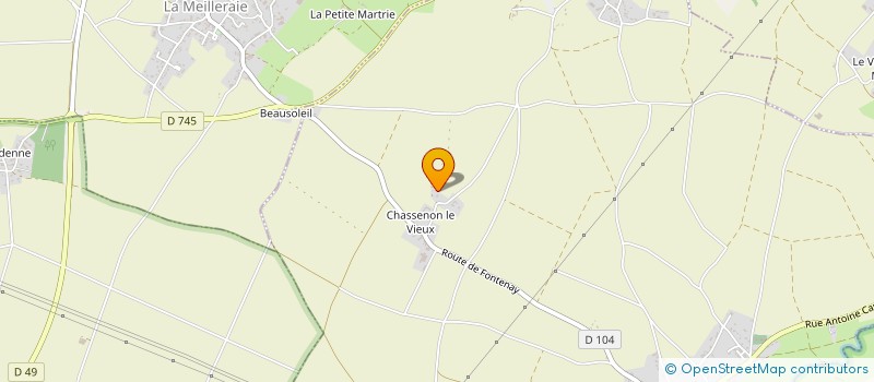 localisation de l'entreprise GROUPEMENT EMPLOYEURS LES DEUX CHASSENON à XANTON-CHASSENON