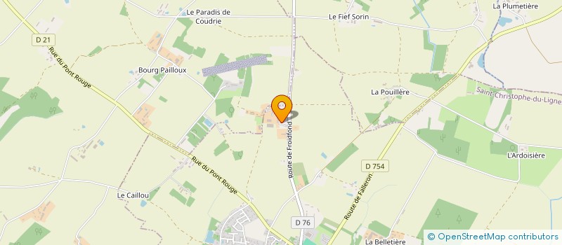 localisation de l'entreprise GROUPEMENT EMPLOYEURS LES MIMOSAS  SAINT-CHRISTOPHE-DU-LIGNERON