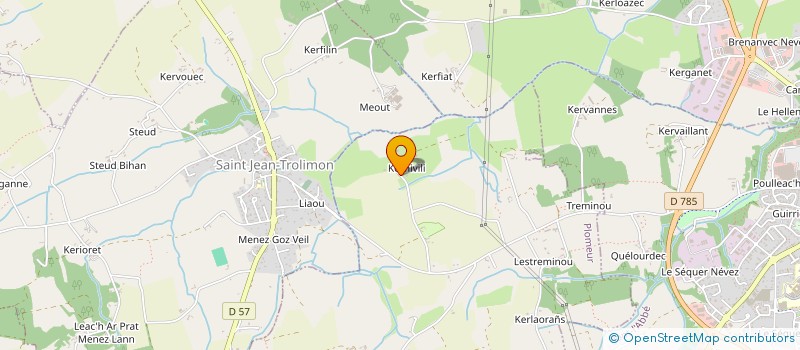 localisation de l'entreprise GROUPEMENT EMPLOYEURS OUEST CORNOUAILLE  PLOMEUR