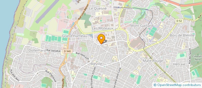 localisation de l'entreprise GROUPEMENT EMPLOYEURS PROGRES INDUSTRIEL à LE HAVRE