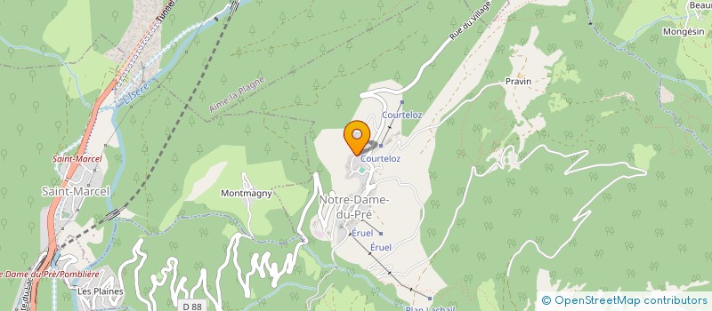 localisation de l'entreprise GROUPEMENT EMPLOYEURS TARINS  NOTRE-DAME-DU-PRE