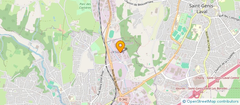 localisation de l'entreprise GROUPEMENT EMPLOYEURS TOURNES VERS L'EMPLOI ET L'INSERTION PROFESSIONNELLE  BRIGNAIS