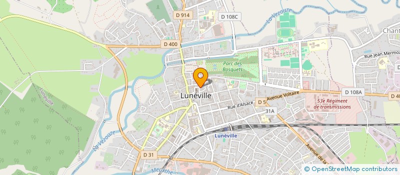 localisation de l'entreprise GROUPEMENT ENTREPRISES MEURTHE ET MOSELL à LUNEVILLE