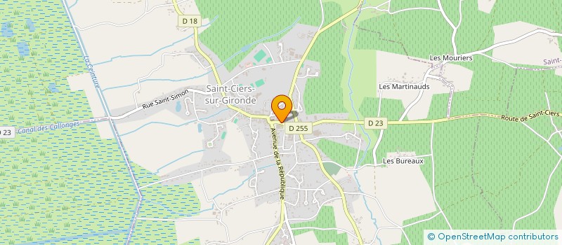 localisation de l'entreprise GROUPEMENT ESTUAIRE SERVICES A DOMICILE à SAINT-CIERS-SUR-GIRONDE