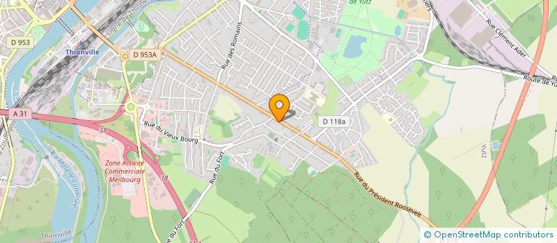 localisation de l'entreprise GROUPEMENT ET REFUGE YUSSOIS  POUR LES FELINS  YUTZ