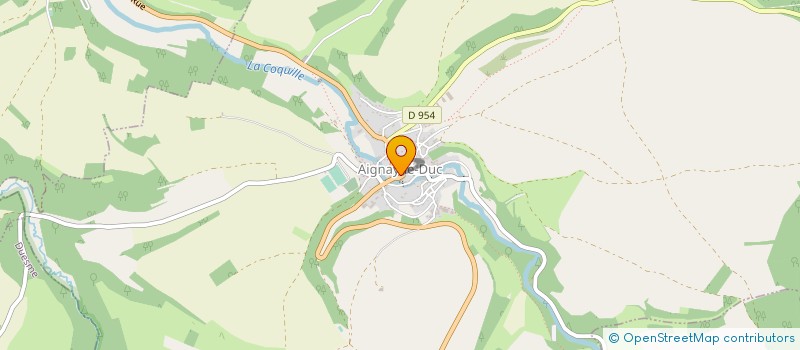 localisation de l'entreprise GROUPEMENT ETUDES DEVELOP AGRIC CANTONS AIGNAY LE DUC BAIGNEUX LES JUIFS RECEY S/OURCE  AIGNAY-LE-DUC