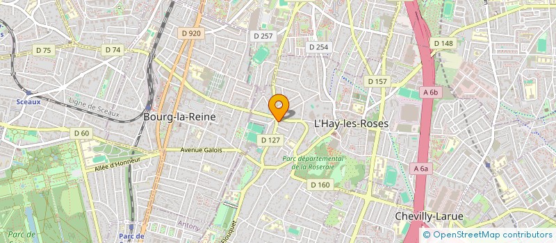 localisation de l'entreprise GROUPEMENT ETUDES TECHNIQUES à L'HAY-LES-ROSES