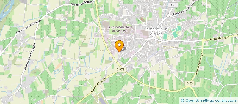 localisation de l'entreprise GROUPEMENT EUROPEEN D'ECHANGES ARTISTIQUES  CAMARET-SUR-AIGUES