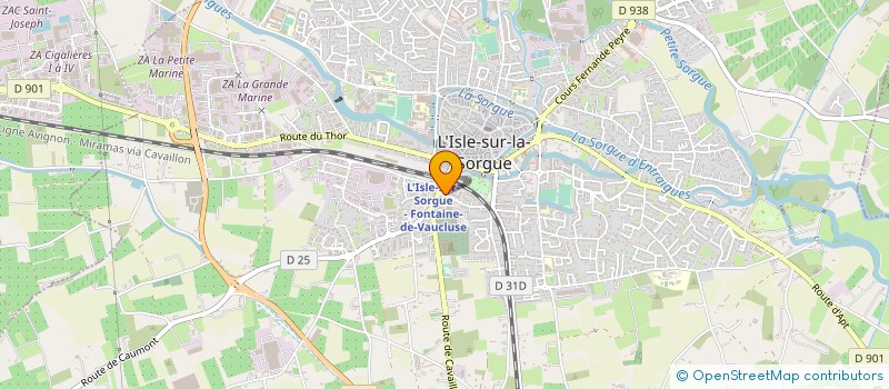 localisation de l'entreprise GROUPEMENT EUROPEEN DES CAMPUS à L'ISLE-SUR-LA-SORGUE