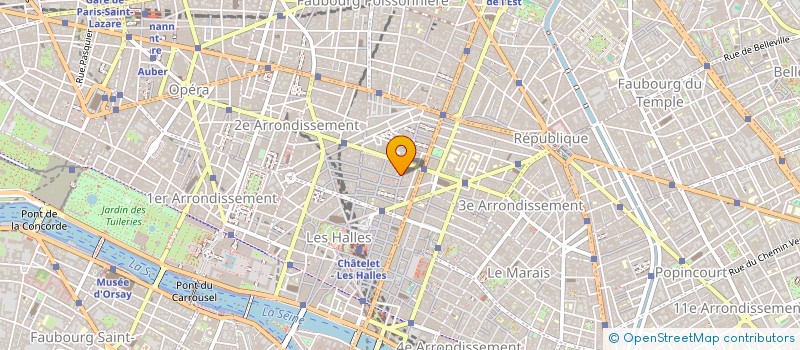 localisation de l'entreprise GROUPEMENT EUROPEEN PRESSE INFORMATION  PARIS