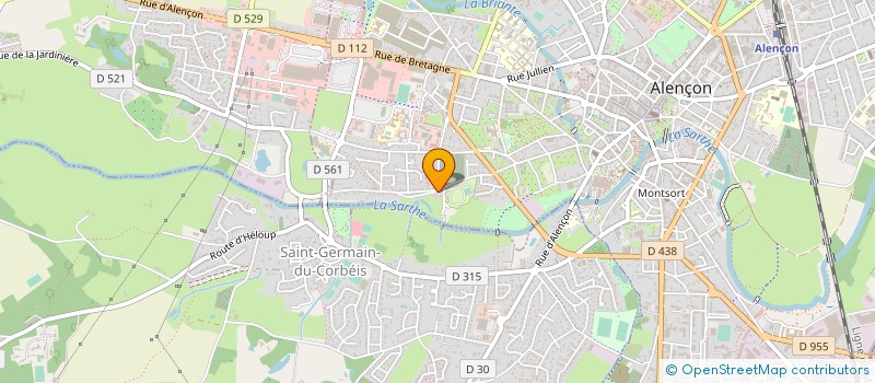 localisation de l'entreprise GROUPEMENT FA 61 à ALENCON