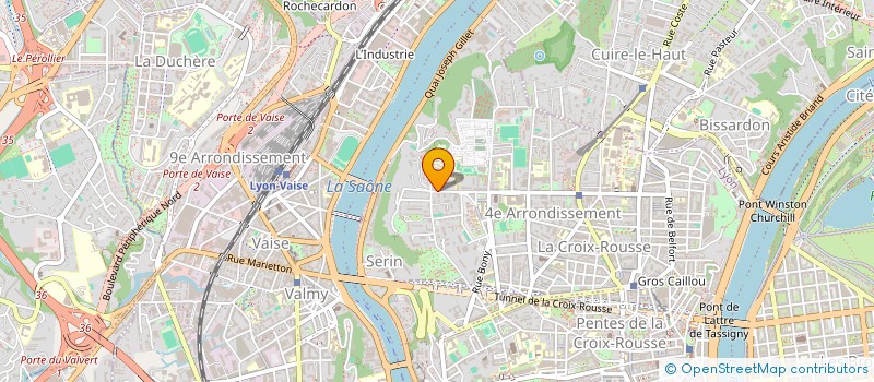 localisation de l'entreprise GROUPEMENT FAMILLES CATHO ST EXUPERY à LYON