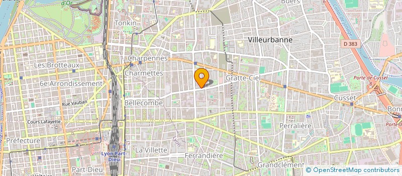 localisation de l'entreprise GROUPEMENT FINANCIER BIJOUX à VILLEURBANNE