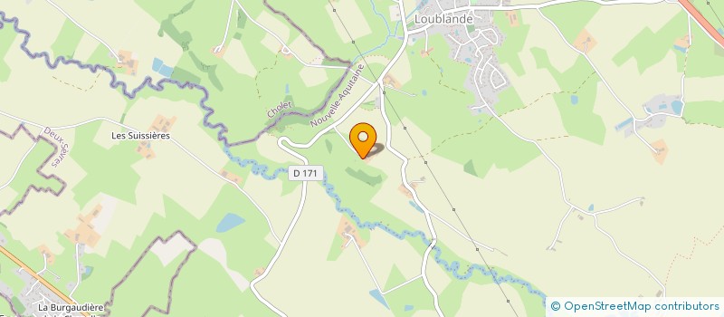 localisation de l'entreprise GROUPEMENT FONCIER AGRCIOLE DU VAL DE L'OUIN  MAULEON