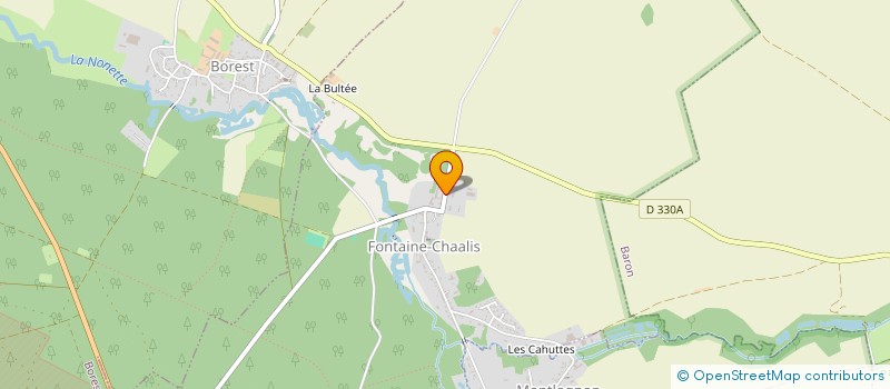 localisation de l'entreprise GROUPEMENT FONCIER AGRICOLE 1720  FONTAINE-CHAALIS