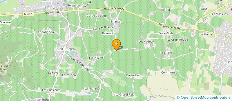 localisation de l'entreprise GROUPEMENT FONCIER AGRICOLE  SAINT-LAGER