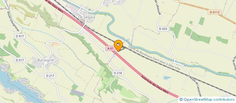 localisation de l'entreprise GROUPEMENT FONCIER AGRICOLE  MAS-SAINTES-PUELLES