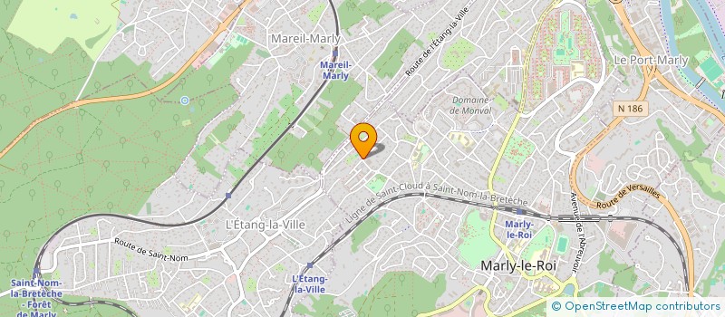 localisation de l'entreprise GROUPEMENT FONCIER AGRICOLE  MARLY-LE-ROI