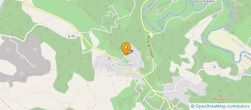 localisation de l'entreprise GROUPEMENT FONCIER AGRICOLE  LE THORONET