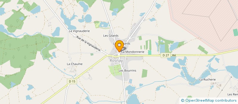 localisation de l'entreprise GROUPEMENT FONCIER AGRICOLE ALAMARGOT à ROSNAY
