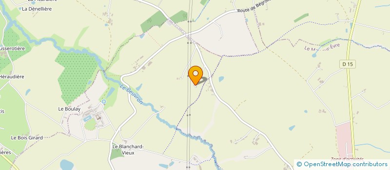 localisation de l'entreprise GROUPEMENT FONCIER AGRICOLE ALLIANCE TERRE  LE MAY-SUR-EVRE