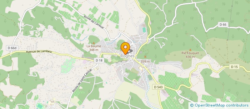 localisation de l'entreprise GROUPEMENT FONCIER AGRICOLE AMAURENO  ROGNES