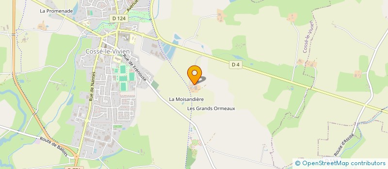 localisation de l'entreprise GROUPEMENT FONCIER AGRICOLE ANET  COSSE LE VIVIEN