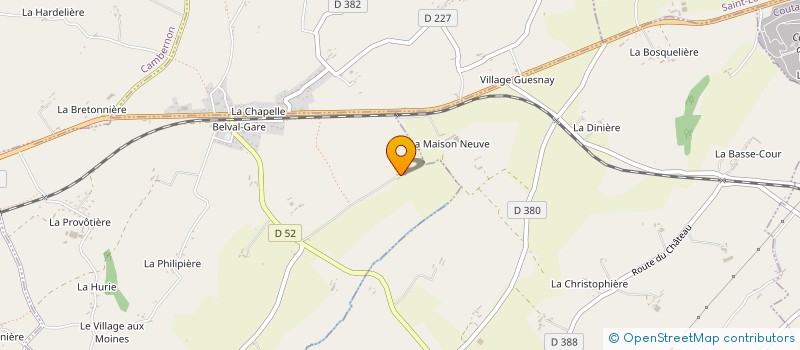 localisation de l'entreprise GROUPEMENT FONCIER AGRICOLE ANGUS PROJECT  BELVAL