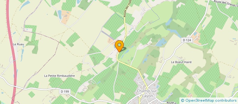 localisation de l'entreprise GROUPEMENT FONCIER AGRICOLE ANJOU NOIR  BELLEVIGNE-EN-LAYON