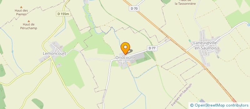 localisation de l'entreprise GROUPEMENT FONCIER AGRICOLE BAMMES  ORIOCOURT