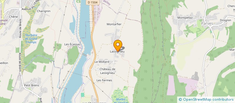 localisation de l'entreprise GROUPEMENT FONCIER AGRICOLE BEL  VIRIGNIN