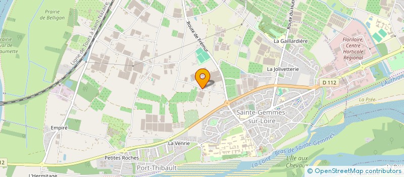 localisation de l'entreprise GROUPEMENT FONCIER AGRICOLE BELLARD CROCHET  SAINTE-GEMMES-SUR-LOIRE