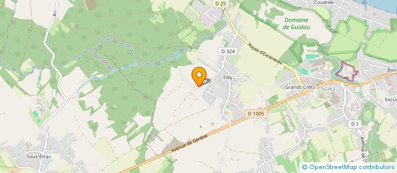 localisation de l'entreprise GROUPEMENT FONCIER AGRICOLE BELMARAICHER  SCIEZ