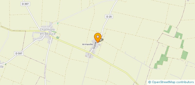 localisation de l'entreprise GROUPEMENT FONCIER AGRICOLE BERRY BEAUCE  CHARMONT-EN-BEAUCE