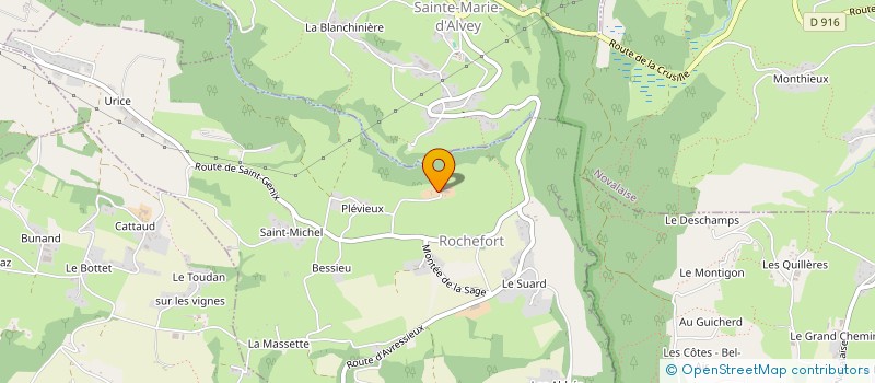 localisation de l'entreprise GROUPEMENT FONCIER AGRICOLE BERTHIER LAURIER  ROCHEFORT